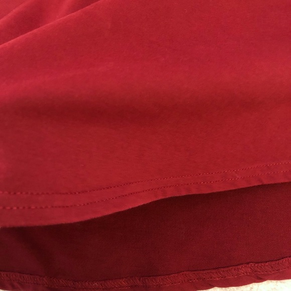 Red Burgundy Skater Dress - Picture 7 of 7